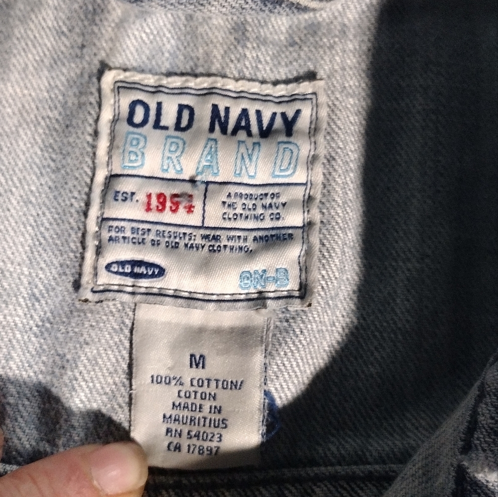 Denim Jacket With Motorcycle Patch - image 3